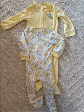 2 Baby Disney pajamas size 9 months